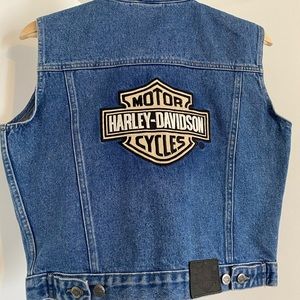 90’s Harley Davidson Jean Vest
